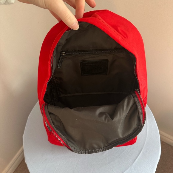 Michael Kors Kent Backpack In Red - Picture 9 of 11